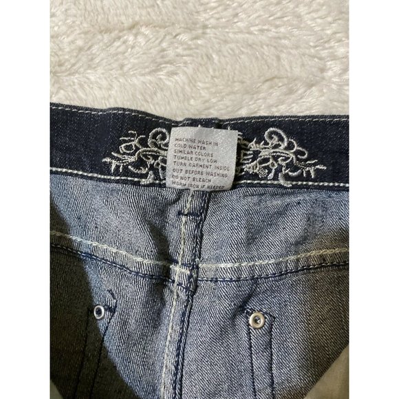 No Fuze Womens Skinny Sz 3 / 4 Blue Denim Jeans (26x31 Msrd) - Picture 11 of 11